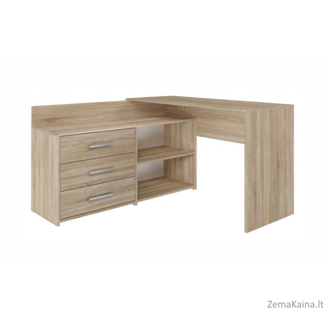 Biurko narożne + komoda DANY 120x50xH76 sonoma 4