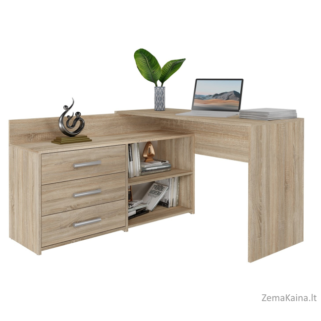 Biurko narożne + komoda DANY 120x50xH76 sonoma