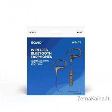 Bluetooth belaidės ausinės Savio WE-03 2