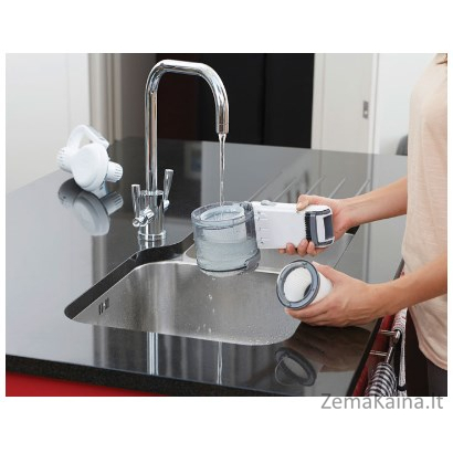 Black & Decker PV1820L rankinis dulkių siublys Bemaišis Chromas 9
