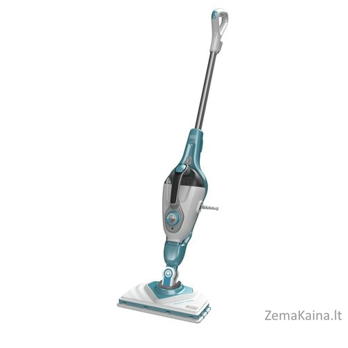 Black & Decker BHSM1610DSM Nešiojamas garinis siurblys 0,5 L 1600 W Vandens spalva, Balta 1