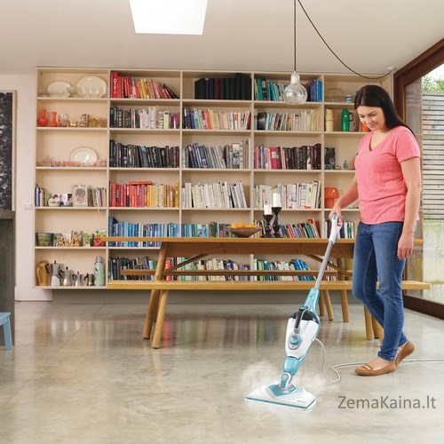 Black & Decker BHSM1610DSM Nešiojamas garinis siurblys 0,5 L 1600 W Vandens spalva, Balta 2