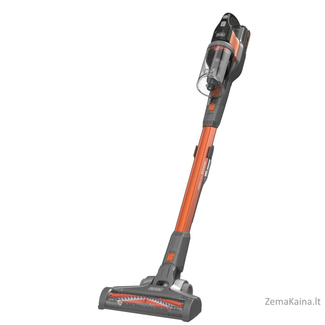Black & Decker BHFEV182C-QW siurblys-šluota / elektrinė šluota Dulkių siurblys-šluota „du viename“ Baterija Sausa Bemaišis Oranžinė, Titanas 2 Ah