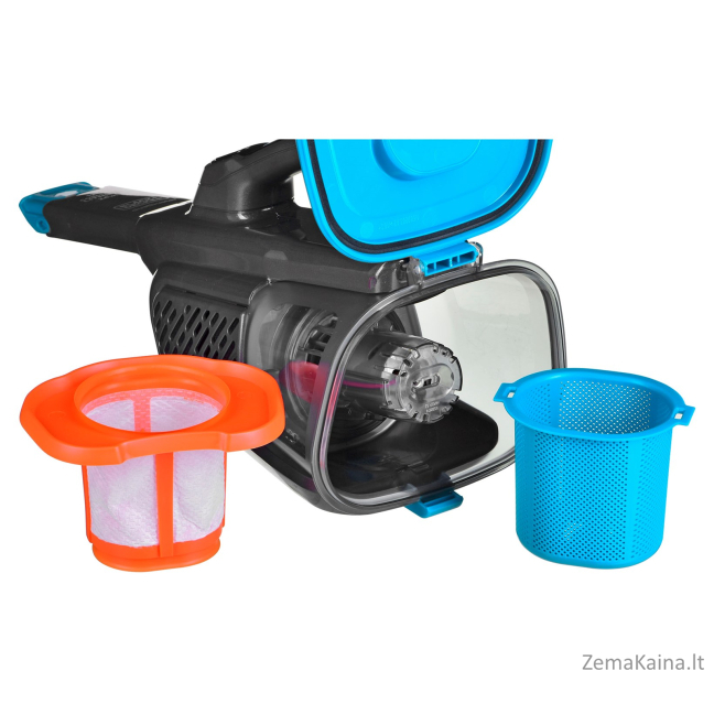 Black & Decker BHHV320J rankinis dulkių siublys Mėlyna, Titanas Bemaišis 5