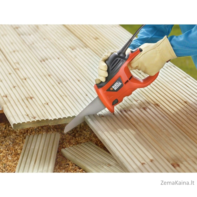 Black & Decker KS880EC Slankiojamojo judesio pjūklas Juoda, Raudona 2