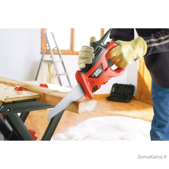 Black & Decker KS880EC Slankiojamojo judesio pjūklas Juoda, Raudona 3
