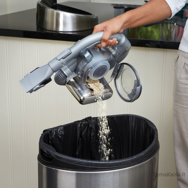 Black & Decker PD1820L rankinis dulkių siublys Bemaišis Chromas 12