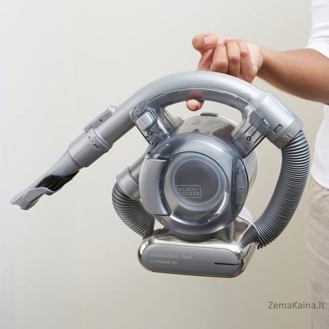 Black & Decker PD1820L rankinis dulkių siublys Bemaišis Chromas 13