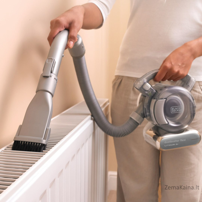 Black & Decker PD1820L rankinis dulkių siublys Bemaišis Chromas 14