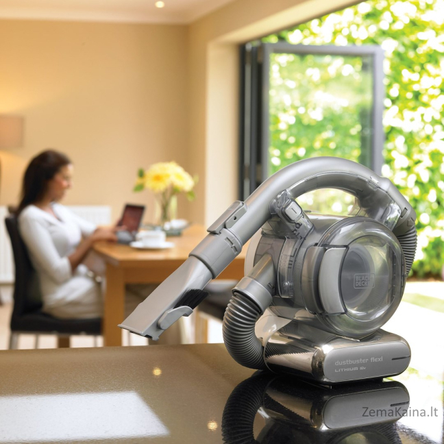 Black & Decker PD1820L rankinis dulkių siublys Bemaišis Chromas 9