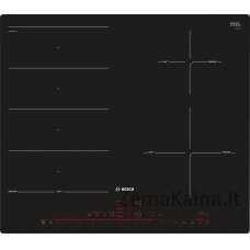 Bosch Serie 8 PXE601DC1E viryklė Juoda Įmontuoti Indukcinė viryklė, padalyta į sritis 4 zone(s)