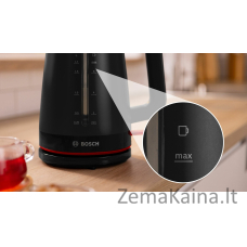 Bosch TWK3M123 elektrinis virdulys 1,7 L 2400 W Juoda