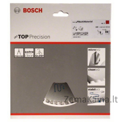 „Bosch Pilarska“ viršutinis tikslumas, geriausias daugialypė medžiaga 165 x 20 mm 48z (2.608.642.388)