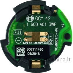 „Bosch Professional“ akumuliatoriaus adapteris „BOSCH Professional GCY 42“ JUNGIMO MODULIS, „Bluetooth Low“ technologija
