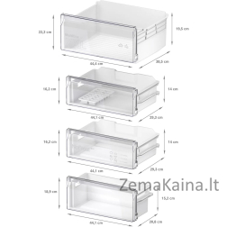 Bosch Serie 2 KIN96NSE0 šaldytuvas-šaldiklis Įmontuoti 290 L E Balta