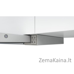Bosch Serie 4 DFT63AC50 gartraukis 360 m³/h Pusiau įmontuojamas (ištraukiamas) Sidabras D