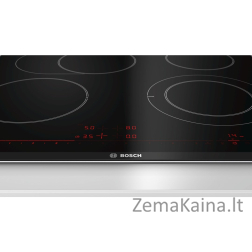 Bosch Serie 8 PKN675DP1D viryklė Juoda, Nerūdijančiojo plieno Įmontuoti Keraminis 4 zone(s)