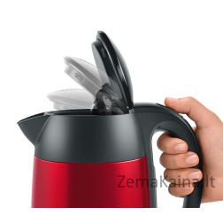 Bosch TWK3P424 elektrinis virdulys 1,7 L 2400 W Pilka, Raudona