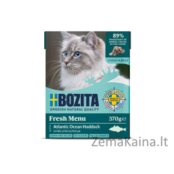 BOZITA Mięsne kawałki z łupaczem w galaretce 370g