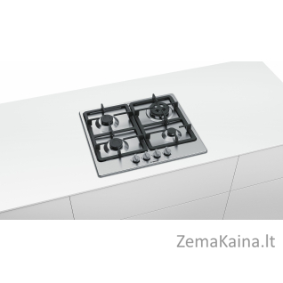 Bosch Serie 4 PGH6B5B90 viryklė Nerūdijančiojo plieno Įmontuoti Dujinė 4 zone(s)