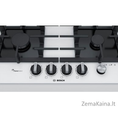 Bosch Serie 6 Gas cooktop PPP6A2M90 4 fields white color Built-in 60 cm 4 zone(s) 4
