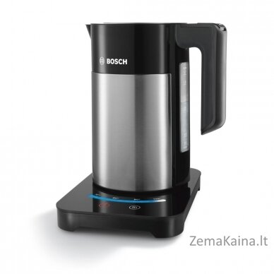 Bosch TWK7203 elektrinis virdulys 1,7 L Juoda, Nerūdijančiojo plieno 1850 W 1