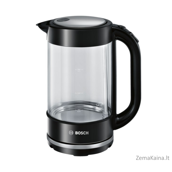 Bosch TWK70B03 elektrinis virdulys 1,7 L 2400 W Juoda, Permatomas