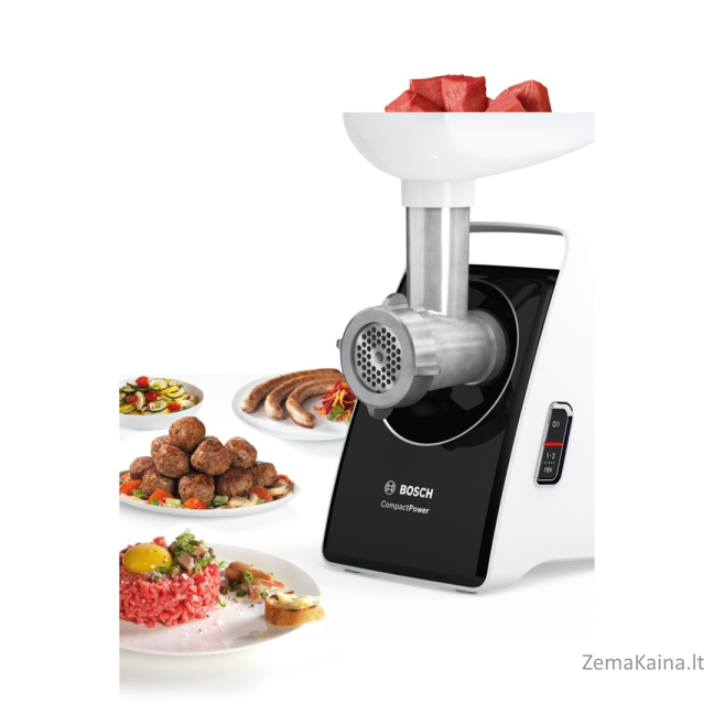 Bosch MFW3850B mincer 500 W Black, White 1