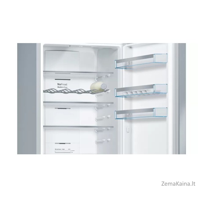 Bosch Serie 4 KGN397IEQ šaldytuvas-šaldiklis Pastatomi 368 L E Nerūdijančiojo plieno 3
