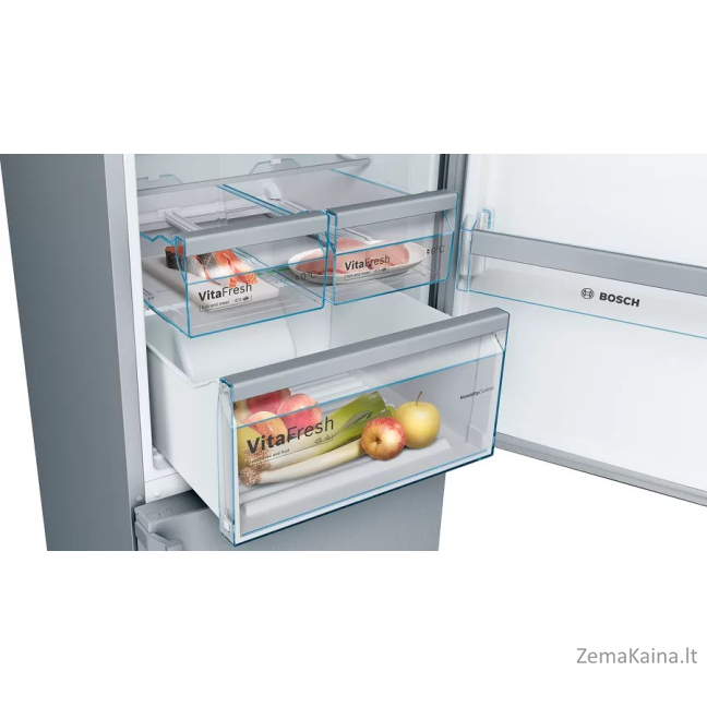Bosch Serie 4 KGN397IEQ šaldytuvas-šaldiklis Pastatomi 368 L E Nerūdijančiojo plieno 4