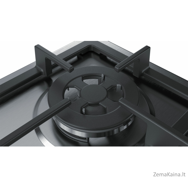 Bosch Serie 4 PGH6B5B90 viryklė Nerūdijančiojo plieno Įmontuoti Dujinė 4 zone(s) 3
