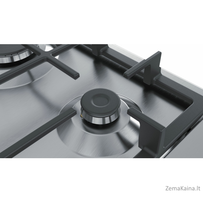Bosch Serie 4 PGH6B5B90 viryklė Nerūdijančiojo plieno Įmontuoti Dujinė 4 zone(s) 4
