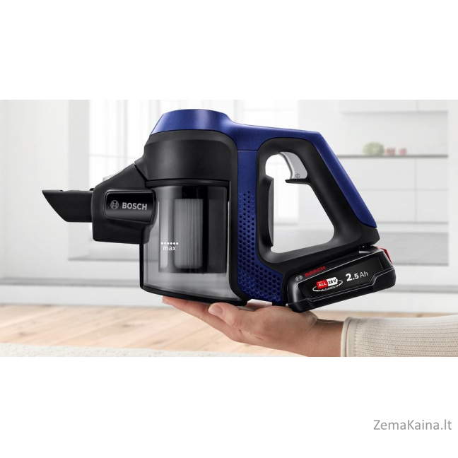 Bosch Serie 6 BBS611MAT siurblys-šluota / elektrinė šluota Bemaišis 0,3 L Mėlyna 4
