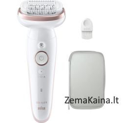 Braun Braun Silk-épil 9 epiliatorius 9-000 balta ir rožinė