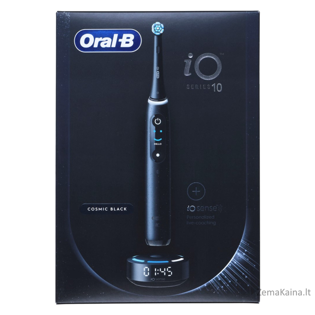 Braun Oral-B iO10 Cosmic Black elektrinis dantų šepetėlis 13
