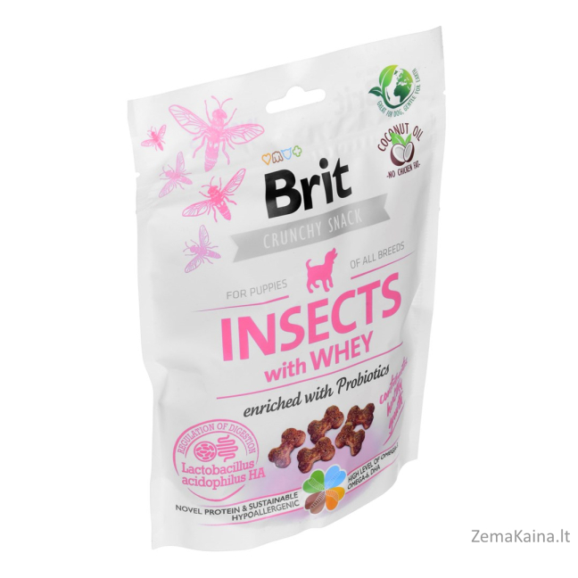 Brit Care Dog Insects&Whey - Skanėstas šunims - 200 g 1