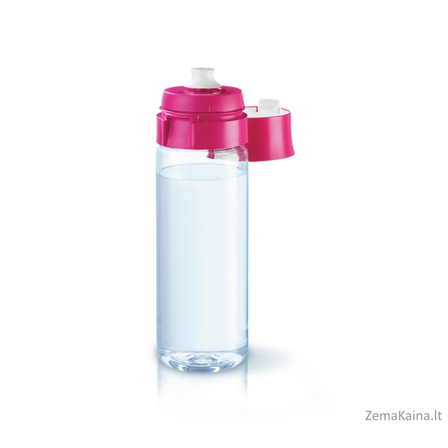"Brita Fill&Go" rožinis filtravimo buteliukas + 4 filtrai 1