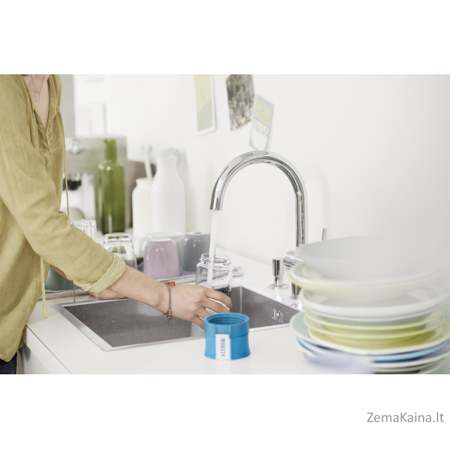 "Brita Fill&Go" rožinis filtravimo buteliukas + 4 filtrai 6