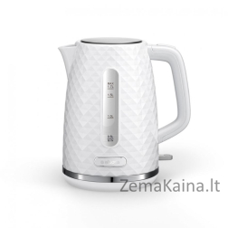 C280B ELDOM virdulys ELLI, talpa 1,7 l, galia 2200 W, juoda, strix, balta