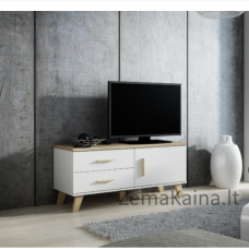Cama LOTTA TV12 1D3S TV stovas / baldas garso ir vaizdo aparatūrai 3 stalčiai