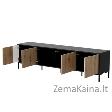Cama MERCI RTV cabinet 200 x 40 x 54 cm black/oak artisan