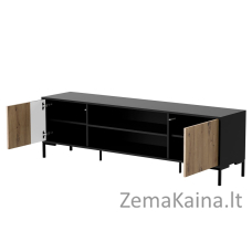 Cama RTV cabinet MERCI RTV cabinet 180 x 40 x 53.5 cm black/oak artisan
