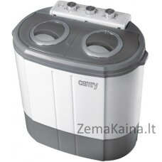 Camry Premium CR 8052 skalbimo mašina Pakraunama iš viršaus 3 kg Pilka, Balta