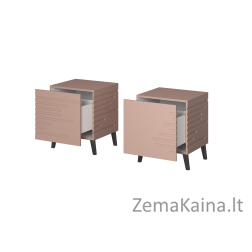 Cama naktinė spintelė NOVA 44x40x52 rožinė matinė