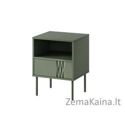 Cama Naktinis staliukas 2 vnt. TRESSE 44x40x53 matinės žalios spalvos