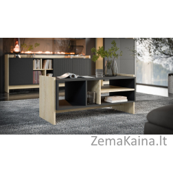 Cama PORTO suolas/stalas 100x50x46 ąžuolas/juodas