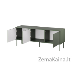 Cama RTV 3D TRESSE spintelė 150x40x55 matinės žalios spalvos