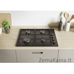 Candy CHW6LBB Juoda Įmontuoti 60 cm Dujinė 4 zone(s)