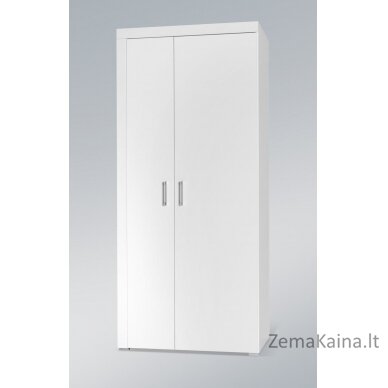 Cama SAMBA 1 BI/BI miegamojo drabužių / sieninė spinta 1 spintos 2 durys Balta Drabužinė