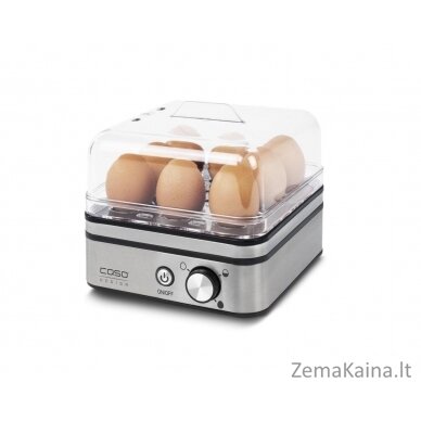 Caso E9 kiaušinių viryklė 8 kiaušiniai(ių) 400 W Nerūdijančiojo plieno, Permatomas 3